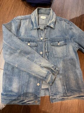 Club Monaco Light Wash Denim Jacket